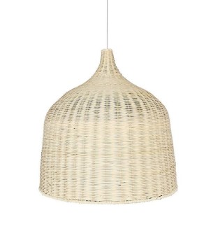 Lámpara de fibra natural Bora Bora 60cm