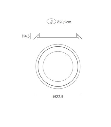 Downlight LED Halo 20W - Ole!...