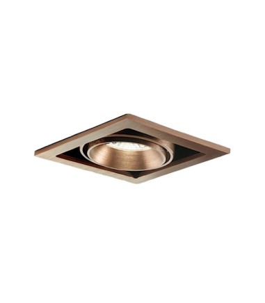Foco Empotrable Ghost 1+ Led 1L 10W 134mm oro rosa - LIGHT POINT