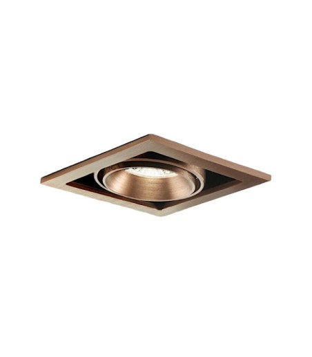 Foco Empotrable Ghost 1+ Led 1L 10W 134mm oro rosa - LIGHT POINT