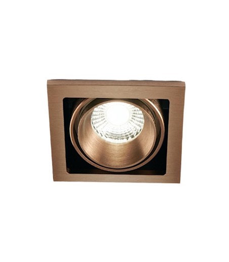 Foco Empotrable Ghost 1+ Led 1L 10W 134mm oro rosa - LIGHT POINT