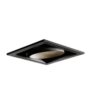 Foco Empotrable Ghost 1 Led 1L 110mm negro - LIGHT POINT