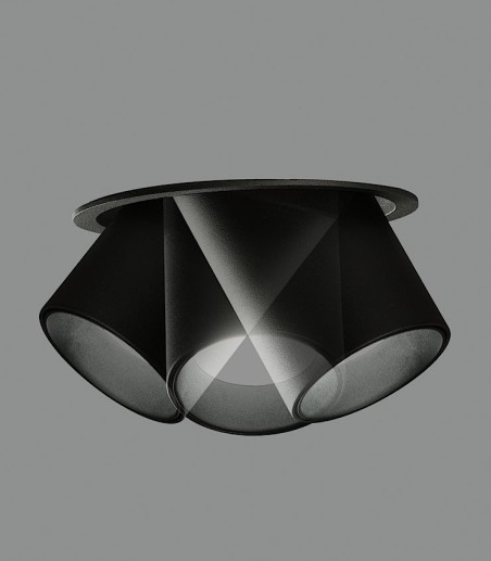 GINA, EMPOTRABLE negro GU10