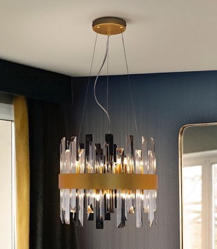 Lampara de techo GRACE 10L oro - Schuller 2