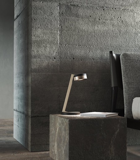 Sobremesa Blade T1 Slim oro/negro - Light Point F.A. Porsche
