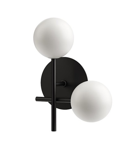 Aplique Cellar 2 luces G4 69cm negro 7635 - Mantra