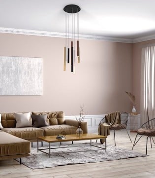Lámpara de techo Cala base circular LED 48W - Mantra 2