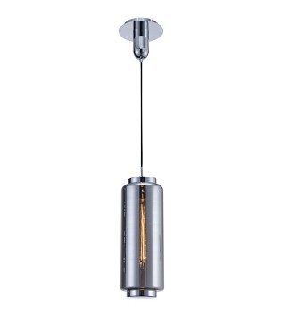 Lámpara colgante Jarras Pequeña 17cm cromo y grafito de Mantra, 6197