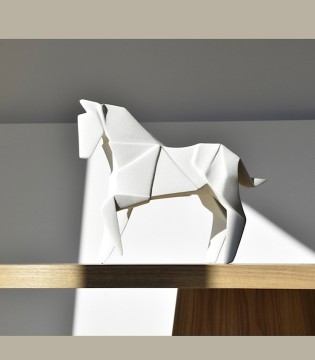 CABALLO blanco mate pequeño 2
