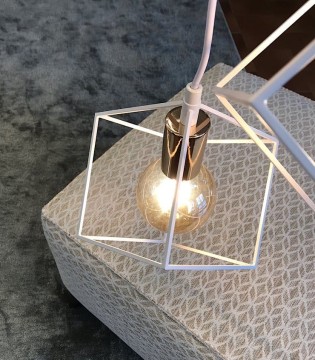 Lámpara de techo Ice sp5 blanco de 5 bombillas- Ideal Lux 2