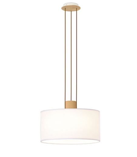 Lámpara de techo con pantalla MD2118-WH - Ineslam