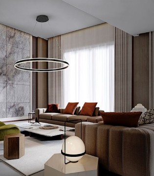 Lampara de techo LED HELIA negro 100 cm - Schuller 831622 2