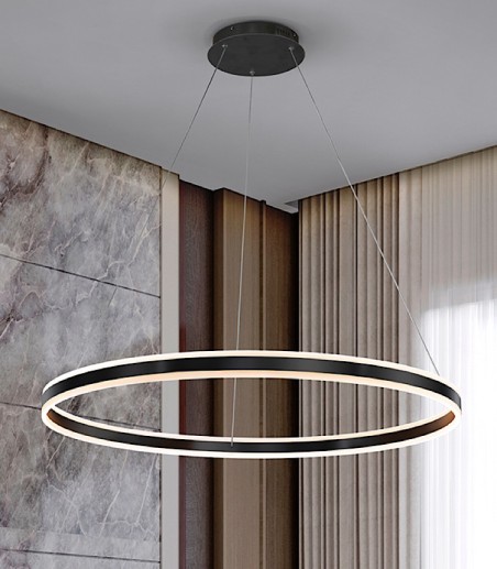 Lampara de techo LED HELIA negro 100 cm - Schuller 831622