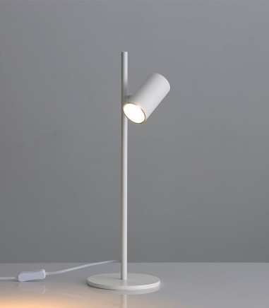 Lámpara de mesa orientable Gina blanco - ACB