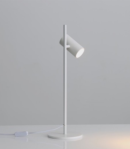 Lámpara de mesa orientable Gina blanco - ACB