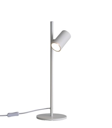 Lámpara de mesita de noche orientable Gina negro - ACB
