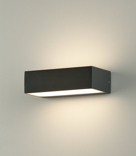 Aplique de pared Draco LED 2L Antracita IP54 - ACB