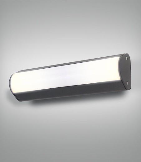 Aplique exterior potente Aka LED 20W negro IP54 - ACB