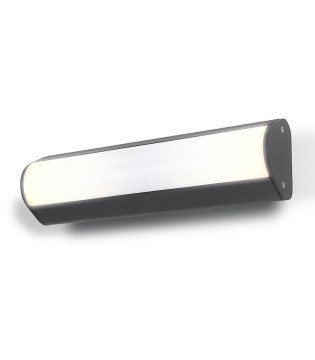 Aplique exterior que da mucha luz Aka LED 20W negro IP54 - ACB