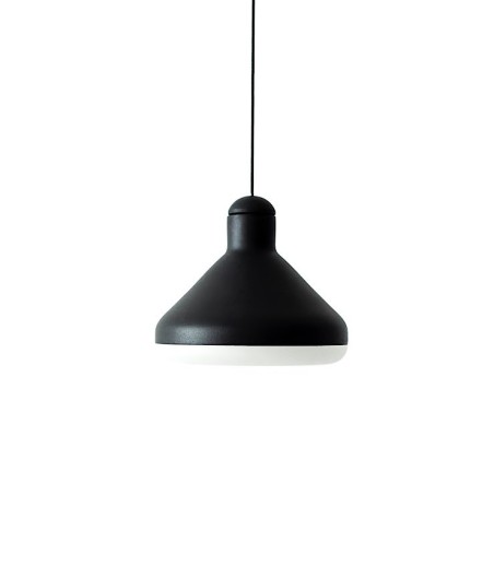 Detalle tulipa de Lámpara colgante negra Sirio 4L 32W LED 7313 - Mantra