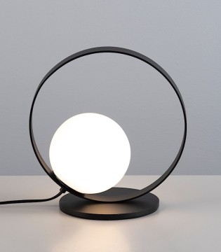 Lámpara de mesa Halo negro LED 5W - ACB