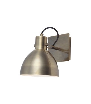 Aplique de pared metal bronce antiguo Ø16cm E27 MB6173-ABE - Ineslam
