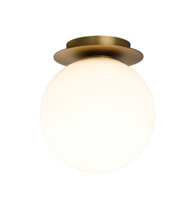 Plafón globo Parma E27 oro IP44 - ACB