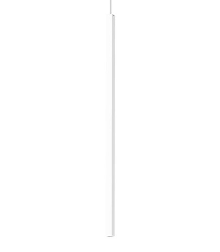 Colgante largo cuadrado ULTRATHIN blanco - Ideal Lux