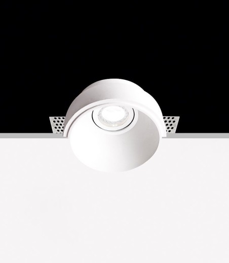 Foco empotrable invisible de escayola Sigma GU10 - Ineslam