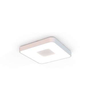Plafón techo LED Coin cuadrado blanco 80W - Mantra