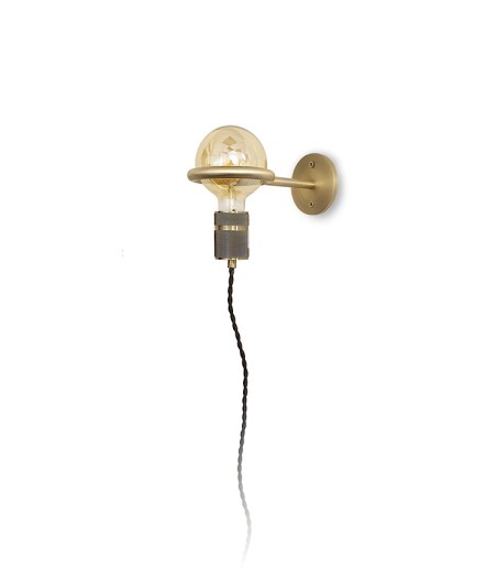 Aplique de pared con interruptor en el cable E27 MB2566-BGD - Ineslam