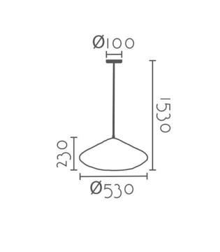 Lámpara de techo Amapola-nat  Ineslam mimbre natural Ø53 2