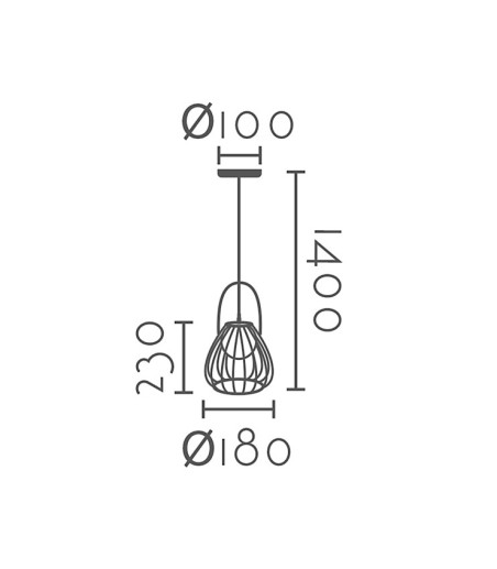 Lámpara de techo MD2210 - Ineslam