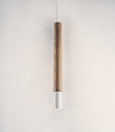 Lámpara colgante madera nórdica MD2315-W - Ineslam