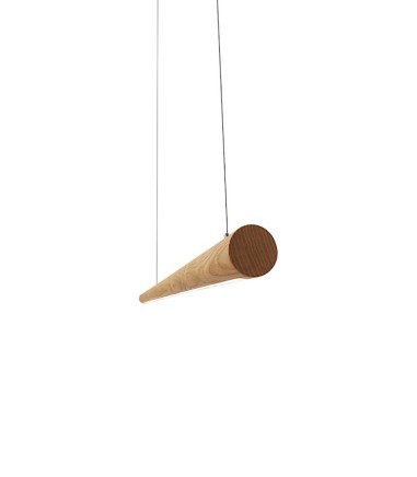 Lámpara de techo madera lineal LED Titan - Ineslam