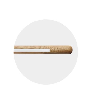 Lámpara de techo madera lineal LED MD2425-NAT - Ineslam