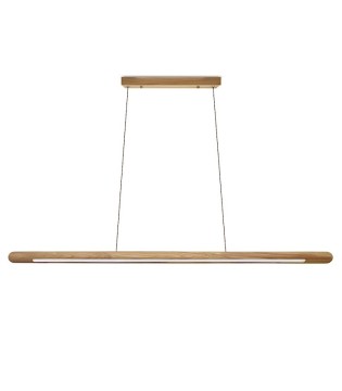 Lámpara de techo madera lineal LED MD2425-NAT - Ineslam