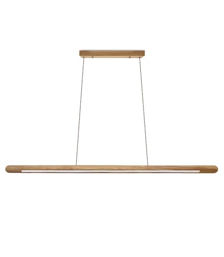 Lámpara de techo madera lineal LED MD2425-NAT - Ineslam