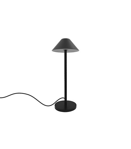 Lámpara de mesa negra LED MT7015-BK - Ineslam