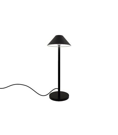 Lámpara de mesa negra LED MT7015-BK - Ineslam