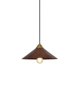 Lámpara colgante campana marrón MD2455-MA - Ineslam