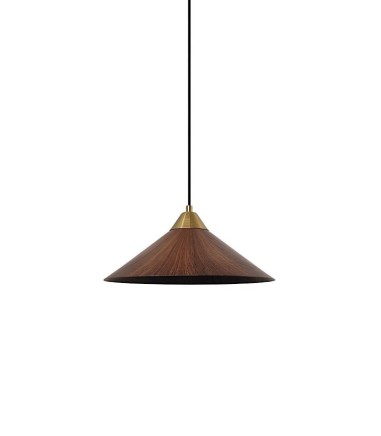 Lámpara colgante campana marrón MD2455-MA - Ineslam