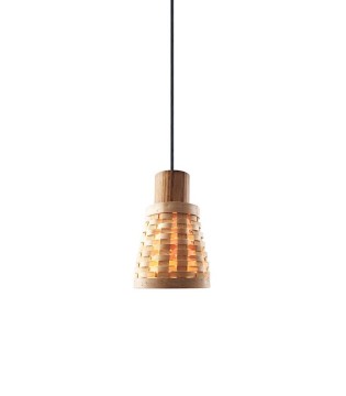 Lámpara de colgante de madera MD2450-NAT 1 de Ineslam 2