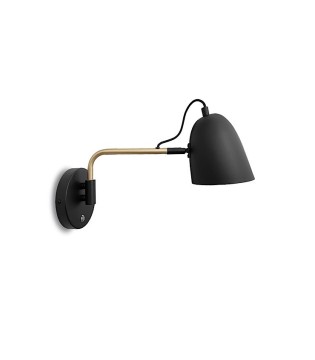 Aplique de pared dormitorio MB2257-BK - Ineslam