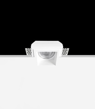 Foco empotrable invisible de escayola GU10 Iris 1 - Ineslam 2