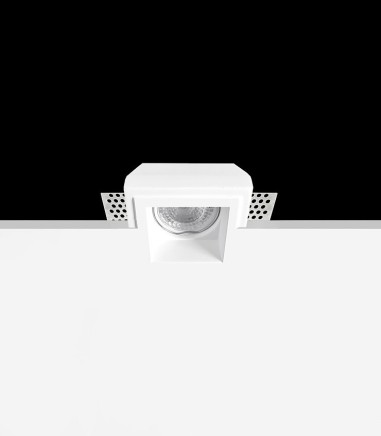 Foco empotrable invisible de escayola GU10 Iris 1 - Ineslam