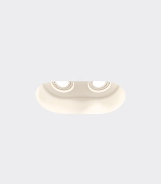 Empotrable invisible Rock 1 doble de escayola GU10 - 290x170 mm 2