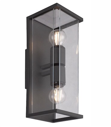 Aplique exterior Meribel 2 luces Graphite 6492 de Mantra