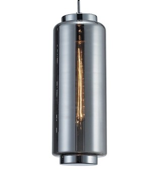 Lámpara colgante Jarras Pequeña 17cm cromo y grafito de Mantra, 6197 2