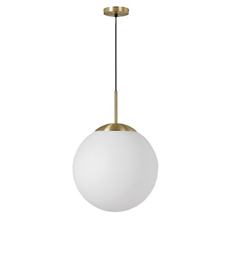 Lámpara de techo Colgante BOLA dorado satinado Ø30cm E27